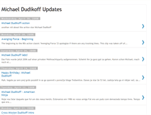 Tablet Screenshot of michaeldudikoffupdates.blogspot.com