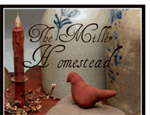 Tablet Screenshot of millerhomestead.blogspot.com