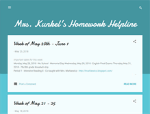 Tablet Screenshot of mrsmkunkel.blogspot.com