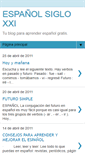 Mobile Screenshot of espanolsigloxxi.blogspot.com