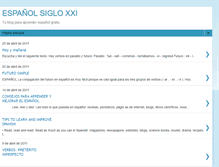 Tablet Screenshot of espanolsigloxxi.blogspot.com