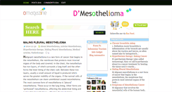 Desktop Screenshot of mesothelioma-org.blogspot.com