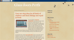 Desktop Screenshot of glassdoorsperth.blogspot.com