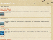 Tablet Screenshot of glassdoorsperth.blogspot.com