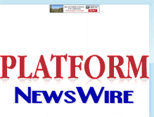 Tablet Screenshot of platformnewswire.blogspot.com