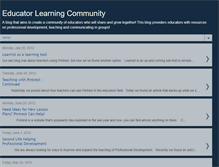 Tablet Screenshot of educatorlc.blogspot.com