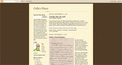 Desktop Screenshot of callasdiary.blogspot.com