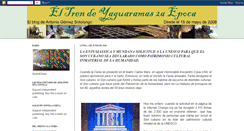 Desktop Screenshot of eltrendeyaguaramas2epoca.blogspot.com