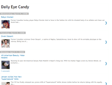 Tablet Screenshot of dailyeyecandy.blogspot.com