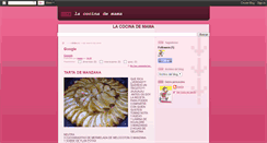 Desktop Screenshot of maria-lacocinadelaabuela.blogspot.com