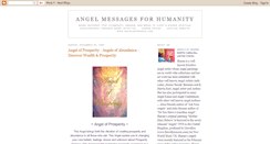 Desktop Screenshot of angelmessagesforhumanity.blogspot.com