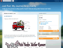 Tablet Screenshot of journeytotherun.blogspot.com