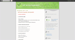 Desktop Screenshot of lbpservicecorp.blogspot.com