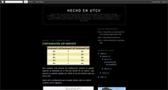 Desktop Screenshot of conoce-utcv.blogspot.com