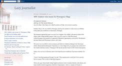 Desktop Screenshot of lazy-journalist.blogspot.com