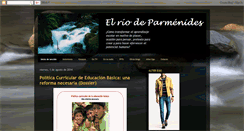 Desktop Screenshot of elriodeparmenides.blogspot.com