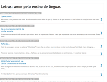 Tablet Screenshot of letrasamorpeloensinodelinguas.blogspot.com