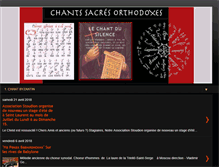 Tablet Screenshot of chants-orthodoxes.blogspot.com