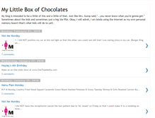 Tablet Screenshot of mylittleboxofchocolates.blogspot.com