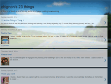 Tablet Screenshot of chignons23things.blogspot.com