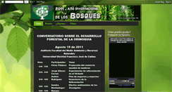 Desktop Screenshot of bosques-2011.blogspot.com