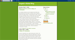 Desktop Screenshot of angelasglobalblog.blogspot.com