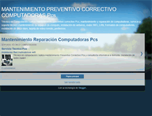 Tablet Screenshot of mantenimientopreventivocorrectivocomp.blogspot.com