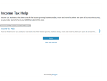 Tablet Screenshot of incometaxshelp.blogspot.com