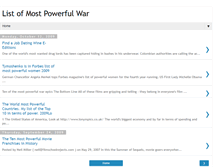 Tablet Screenshot of listofmostpowerfulwar.blogspot.com