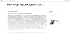 Desktop Screenshot of freegetmicrosoftpoints.blogspot.com