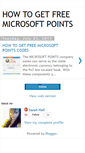 Mobile Screenshot of freegetmicrosoftpoints.blogspot.com
