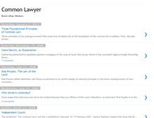 Tablet Screenshot of acommonlawyer.blogspot.com