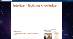 Desktop Screenshot of intelligent-building-knowledge.blogspot.com