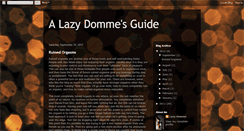 Desktop Screenshot of lazydomme.blogspot.com