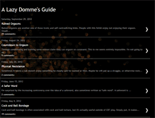Tablet Screenshot of lazydomme.blogspot.com