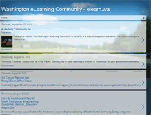 Tablet Screenshot of elearninginwa.blogspot.com