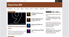 Desktop Screenshot of displaypicturebbm.blogspot.com