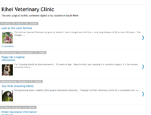 Tablet Screenshot of kiheiveterinaryclinic.blogspot.com