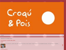 Tablet Screenshot of croquetpois.blogspot.com