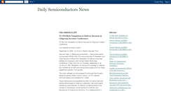 Desktop Screenshot of daily-semiconductors-news.blogspot.com