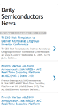 Mobile Screenshot of daily-semiconductors-news.blogspot.com