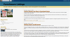 Desktop Screenshot of floridaforeclosurelistings.blogspot.com