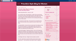 Desktop Screenshot of priscillascloset.blogspot.com