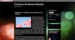 Desktop Screenshot of cronicasdenuevazelanda.blogspot.com