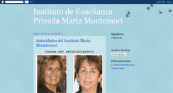 Desktop Screenshot of mariamontessori2000.blogspot.com