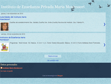 Tablet Screenshot of mariamontessori2000.blogspot.com