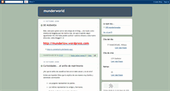 Desktop Screenshot of munderlow.blogspot.com