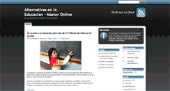 Desktop Screenshot of msterenlneayalternativasdeeducacin.blogspot.com