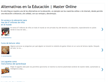 Tablet Screenshot of msterenlneayalternativasdeeducacin.blogspot.com