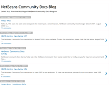 Tablet Screenshot of nb-community-docs.blogspot.com